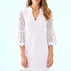 Zelle White dress Lilly Pulitzer
